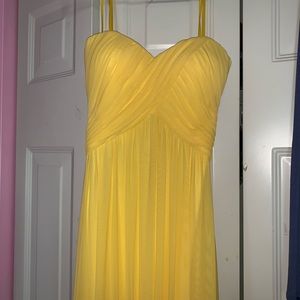 Yellow formal dress